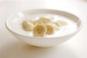 iogurte com banana